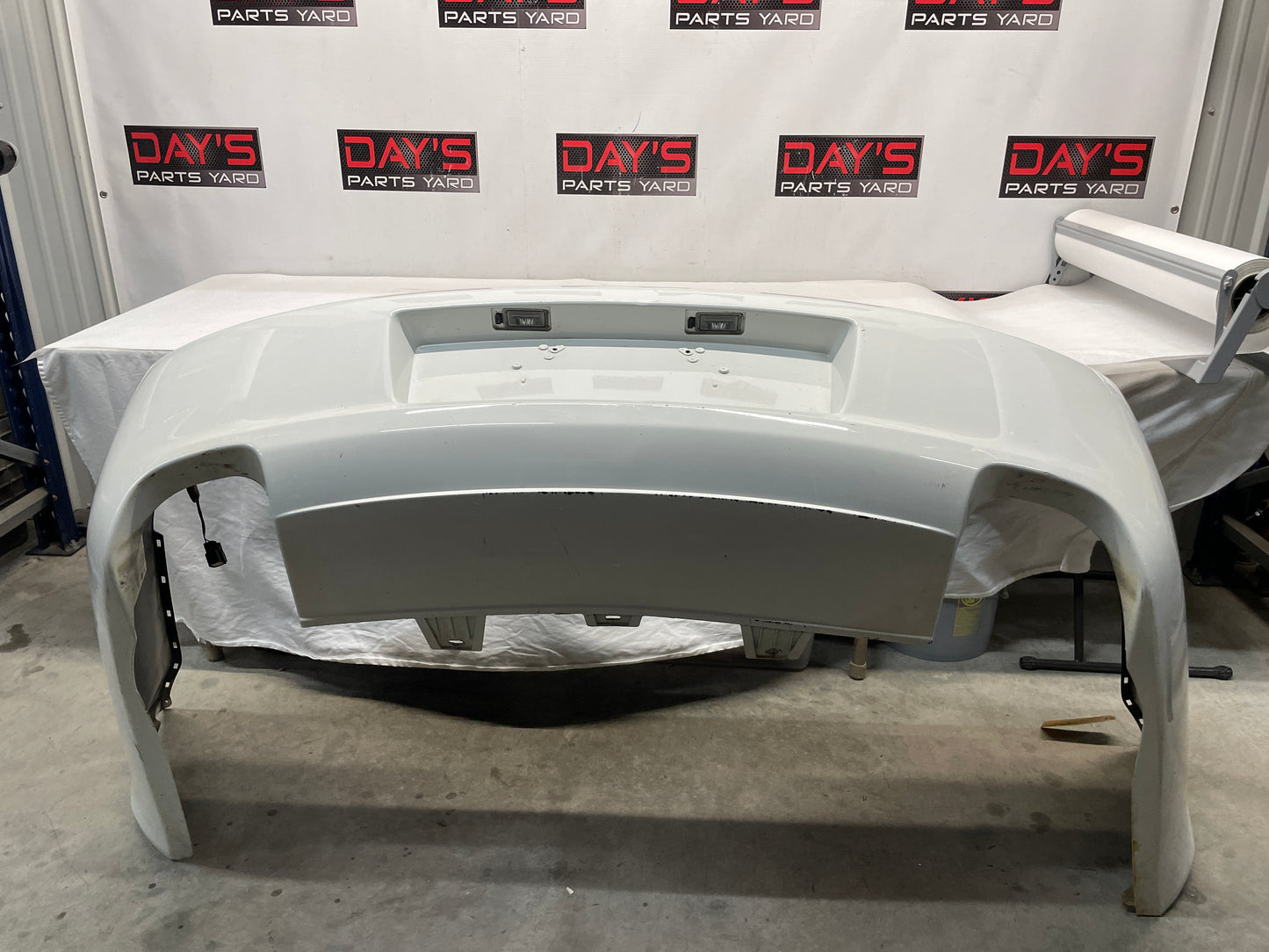 2012 Chevy Caprice PPV Rear Bumper Cover White OEM