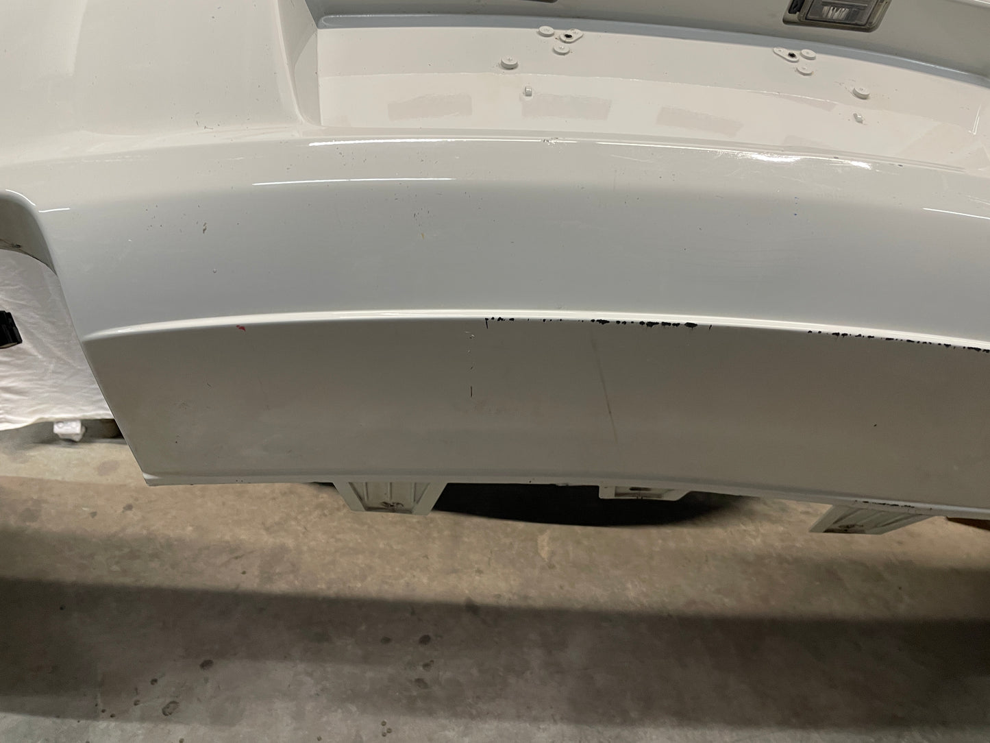 2012 Chevy Caprice PPV Rear Bumper Cover White OEM