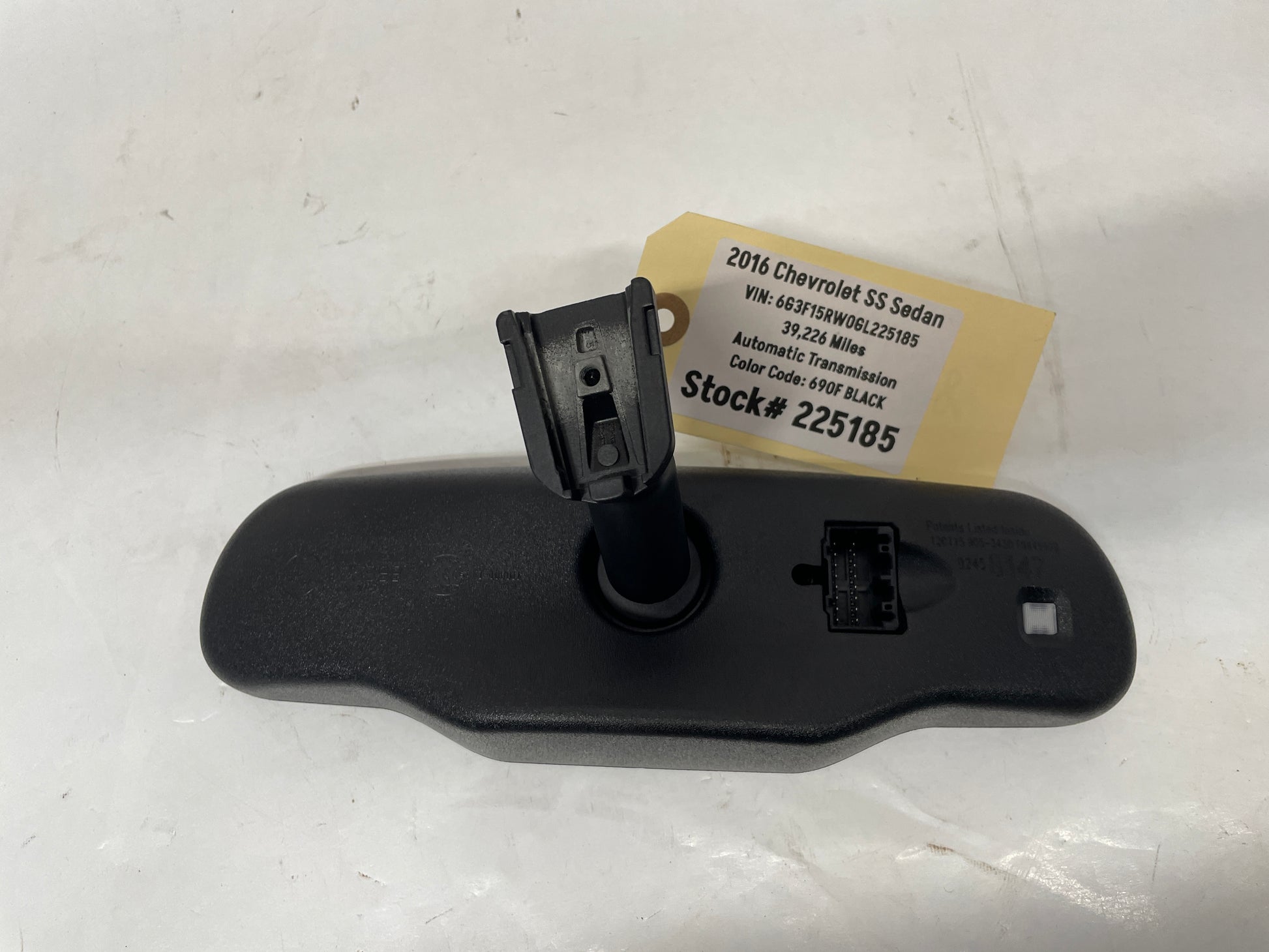 2016 Chevy SS Sedan Rear View Rearview Mirror Auto Dimming & OnStar OEM - Day's Parts Yard