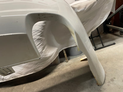 2012 Chevy Caprice PPV Rear Bumper Cover White OEM