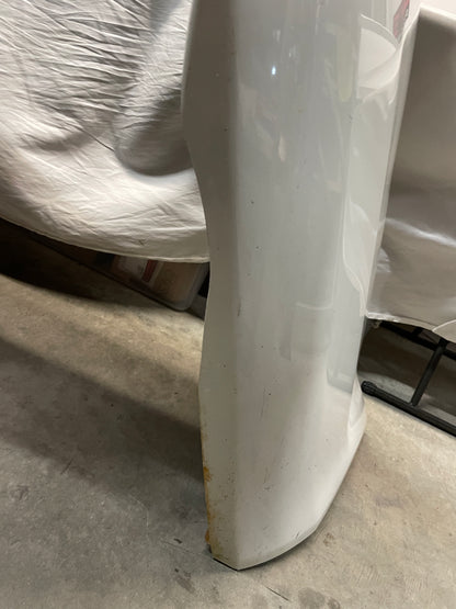 2012 Chevy Caprice PPV Rear Bumper Cover White OEM