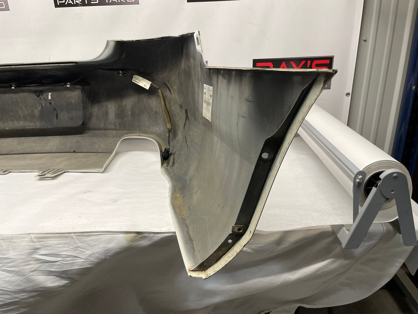 2012 Chevy Caprice PPV Rear Bumper Cover White OEM