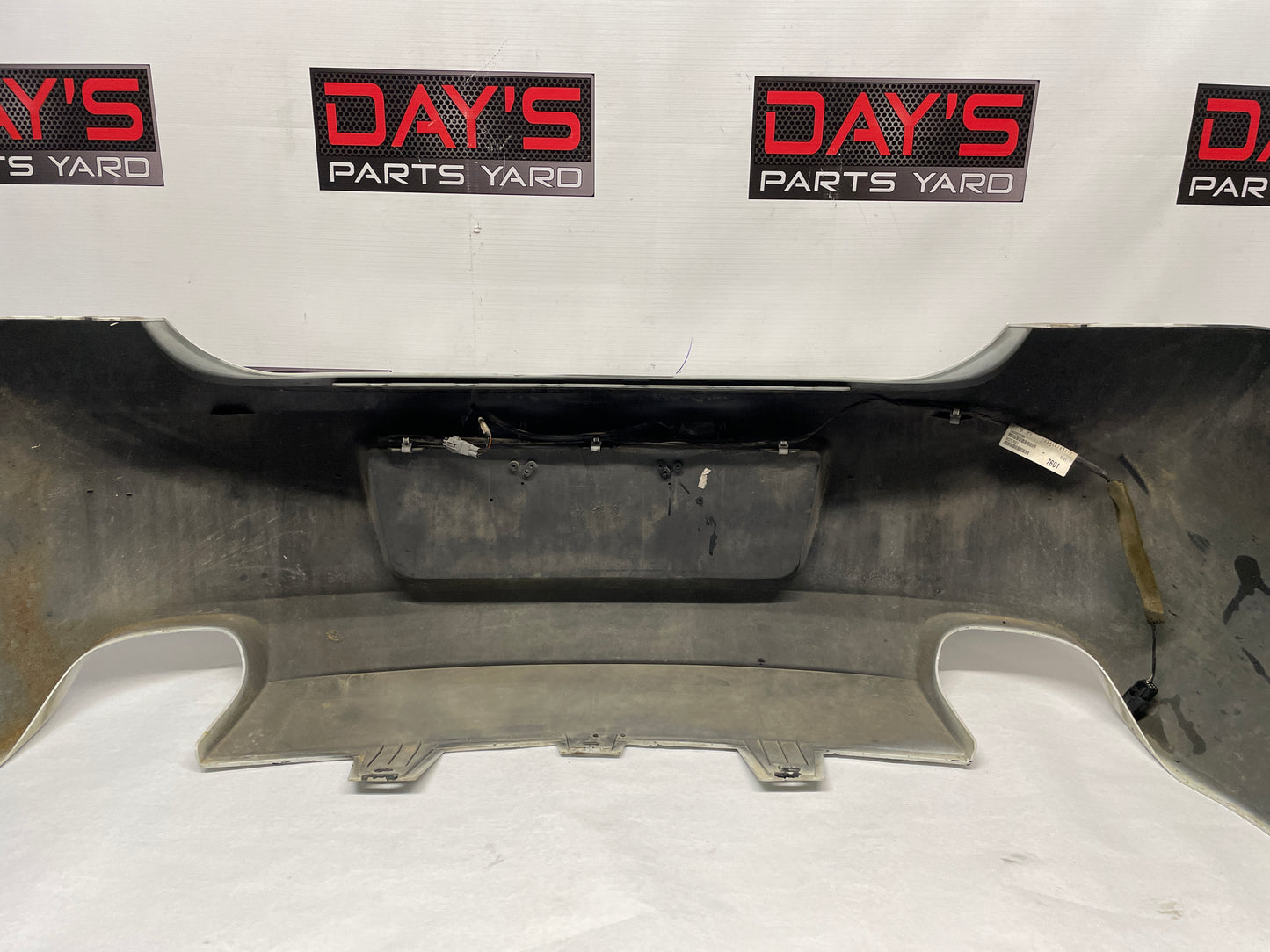2012 Chevy Caprice PPV Rear Bumper Cover White OEM
