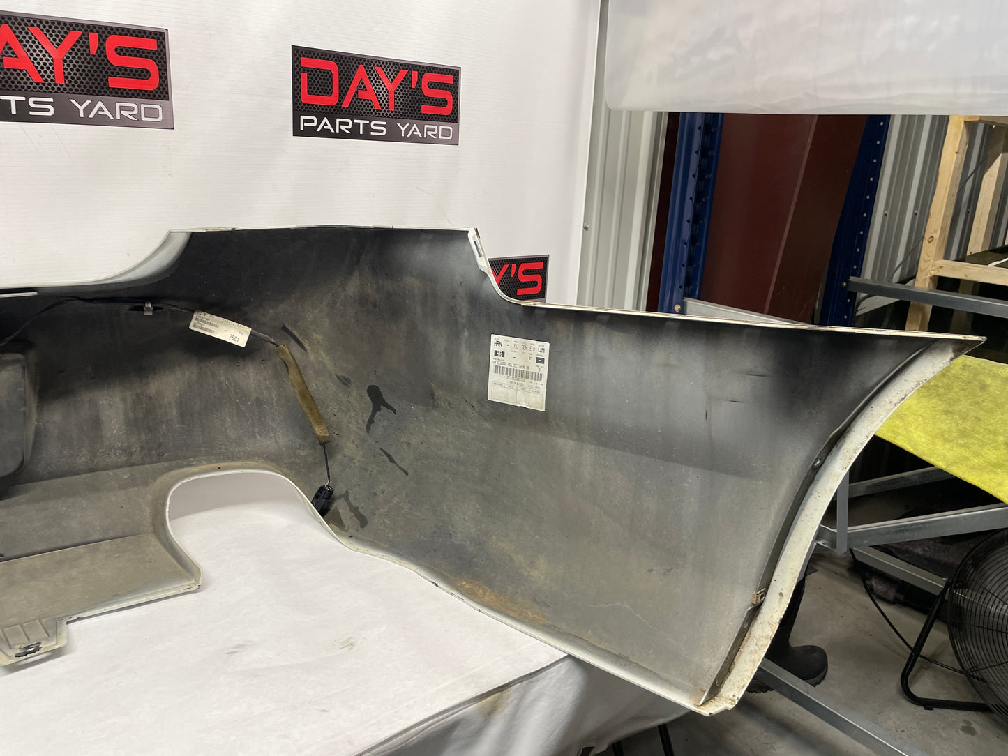 2012 Chevy Caprice PPV Rear Bumper Cover White OEM