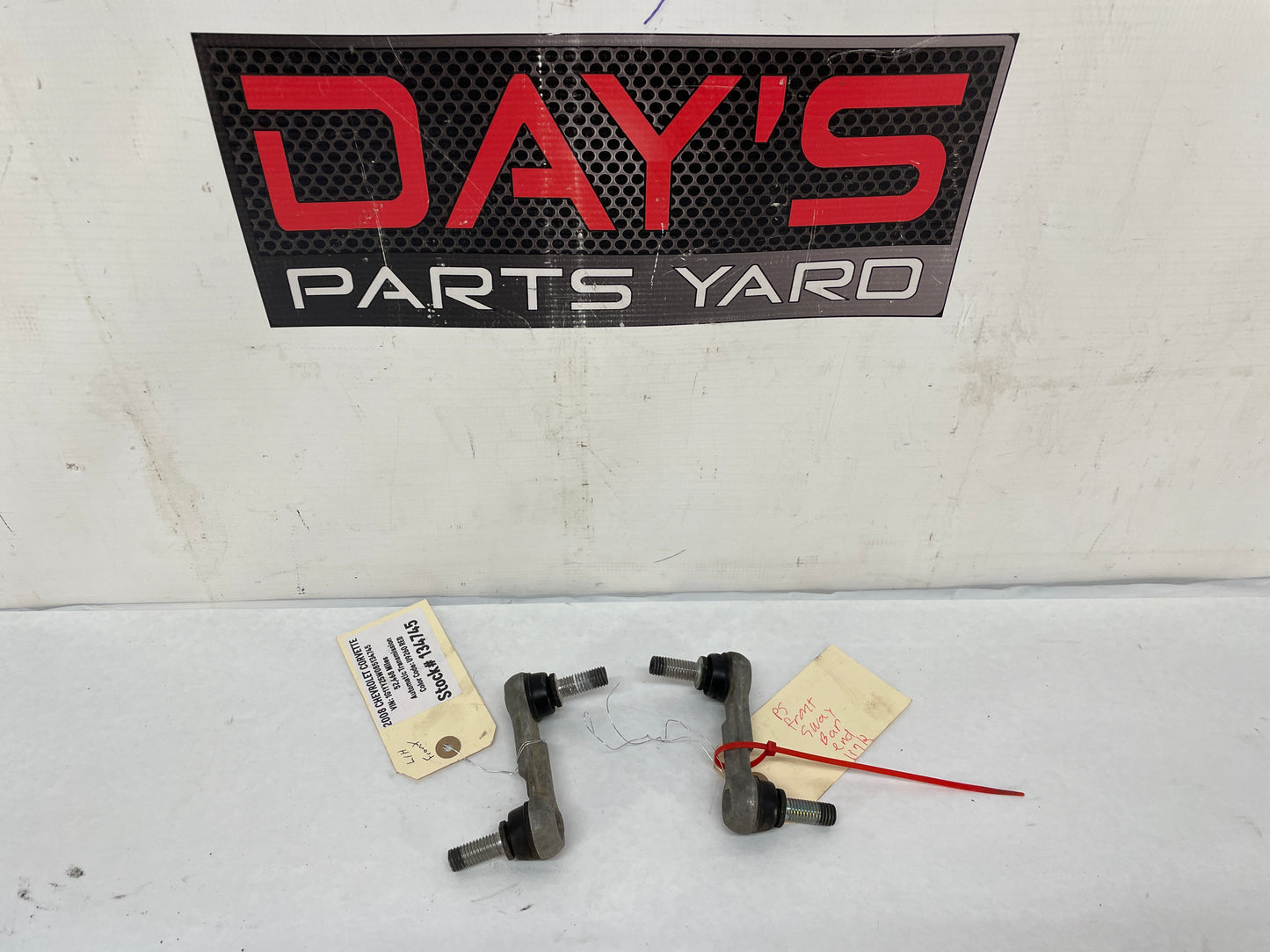 2008 Chevy C6 Corvette Front Suspension Stabilizer Sway Bar End Links OEM