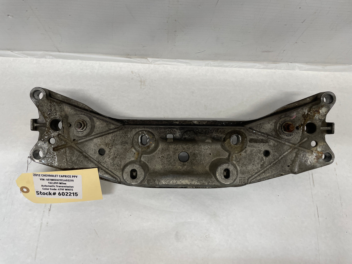 2012 Chevy Caprice PPV Automatic Transmission Crossmember Mount Support OEM