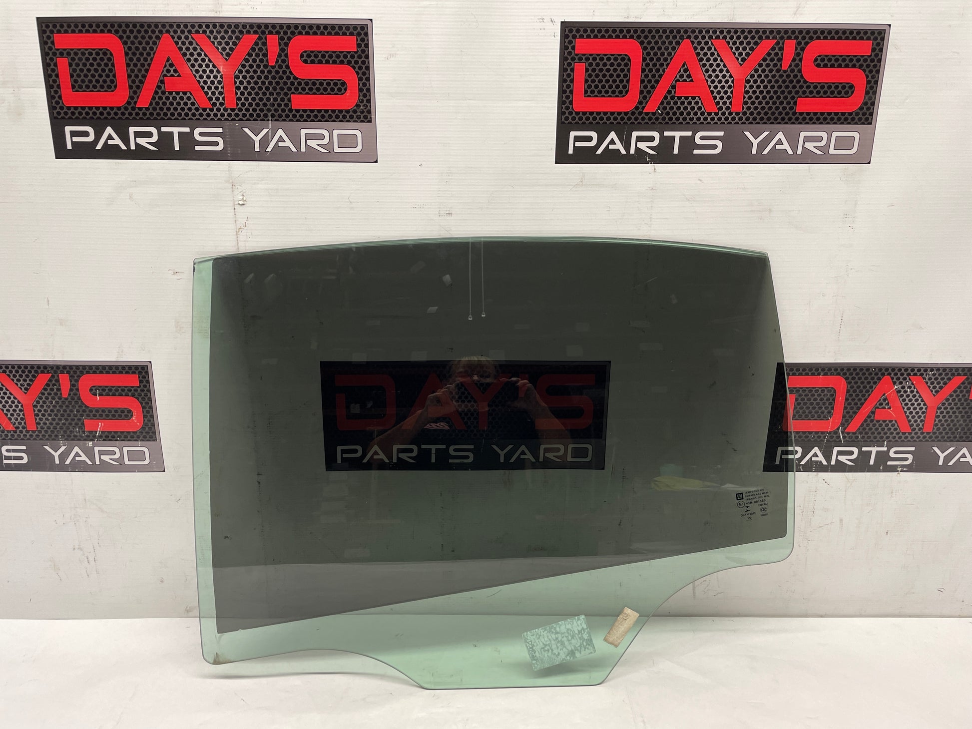 2016 Chevy SS Sedan LH Driver Rear Door Window Glass OEM - Day's Parts Yard