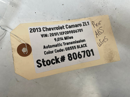2013 Chevy Camaro  RH & LH Front ABS Speed Sensor Wires OEM - Day's Parts Yard