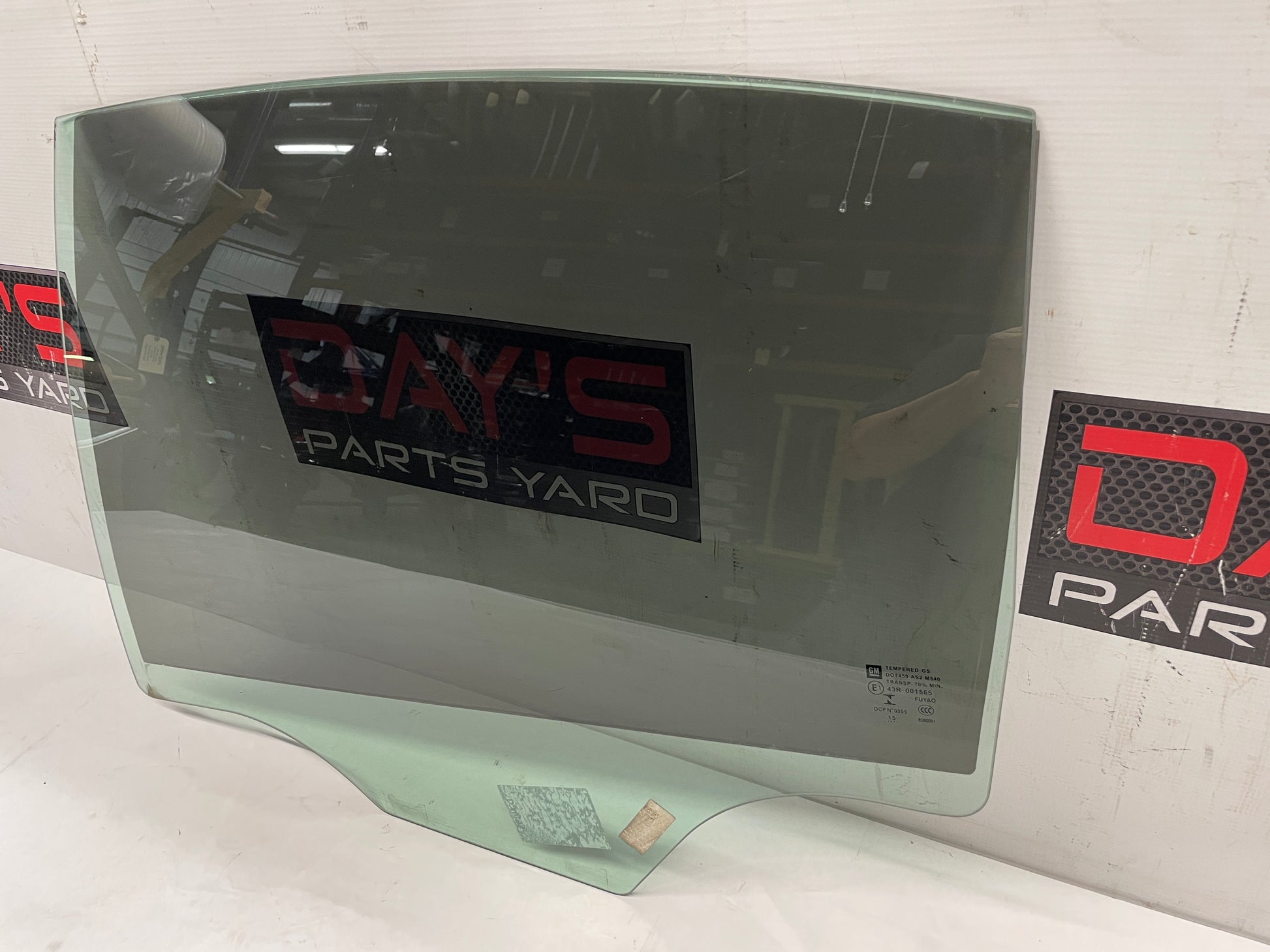 2016 Chevy SS Sedan LH Driver Rear Door Window Glass OEM - Day's Parts Yard
