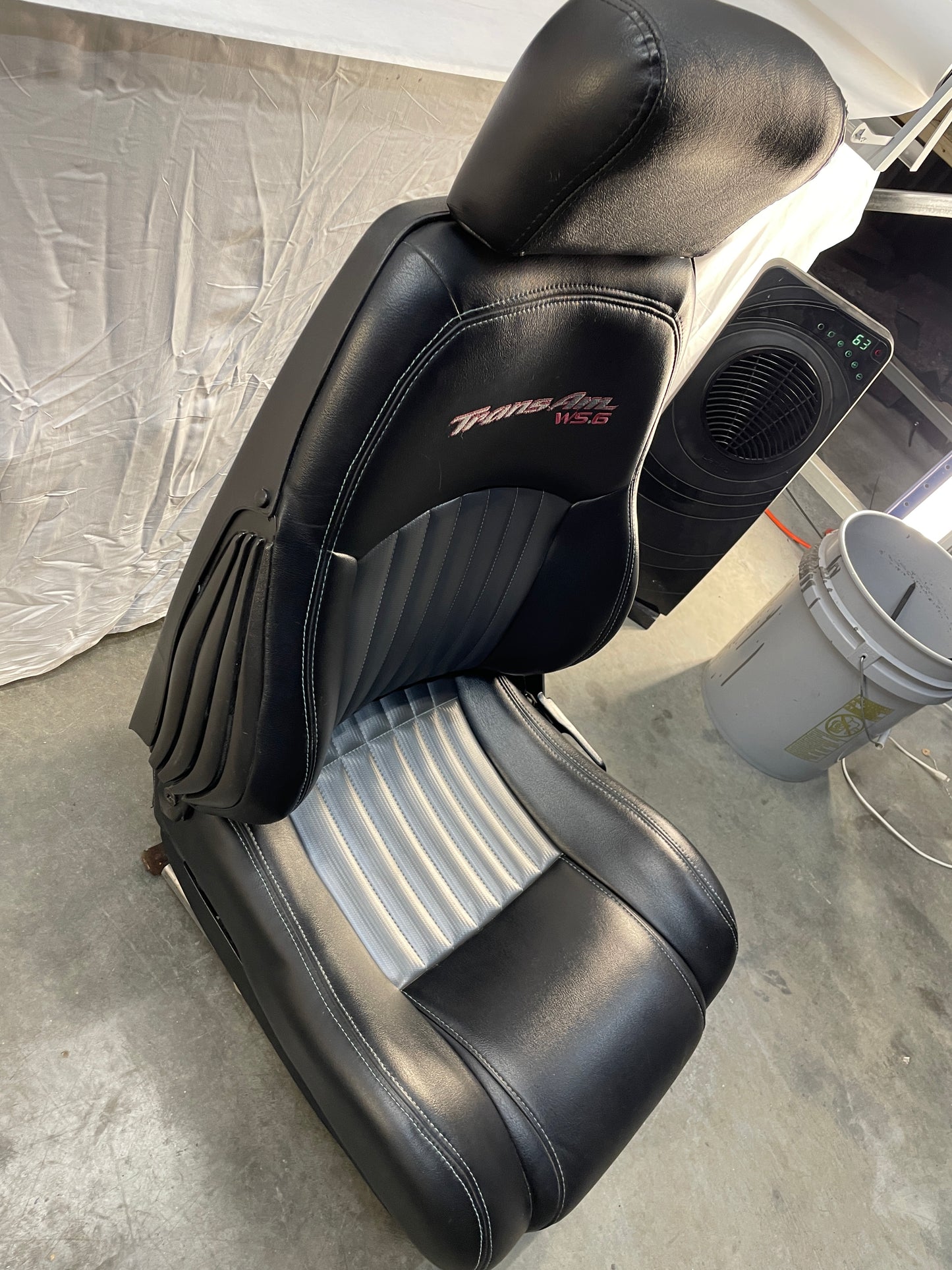 2001 Pontiac Trans AM WS6 Seats Front and Rears Black & Gray Leather OEM