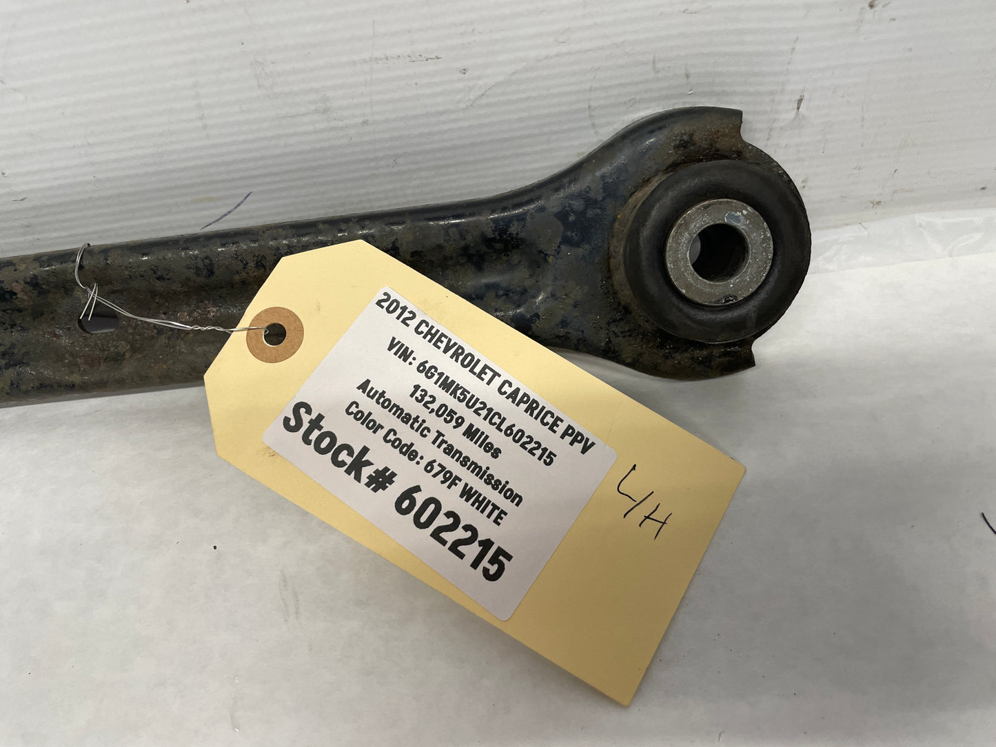 2012 Chevy Caprice PPV LH Driver Rear Suspension Adjuster Control Arm Link OEM