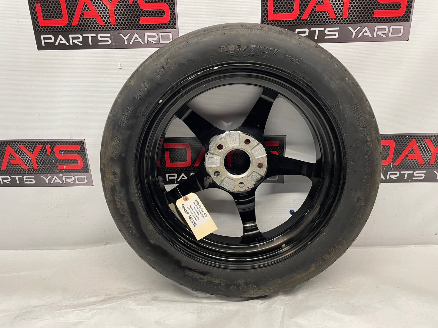 2005 Pontiac GTO Factory OEM Spare Wheel & Tire OEM