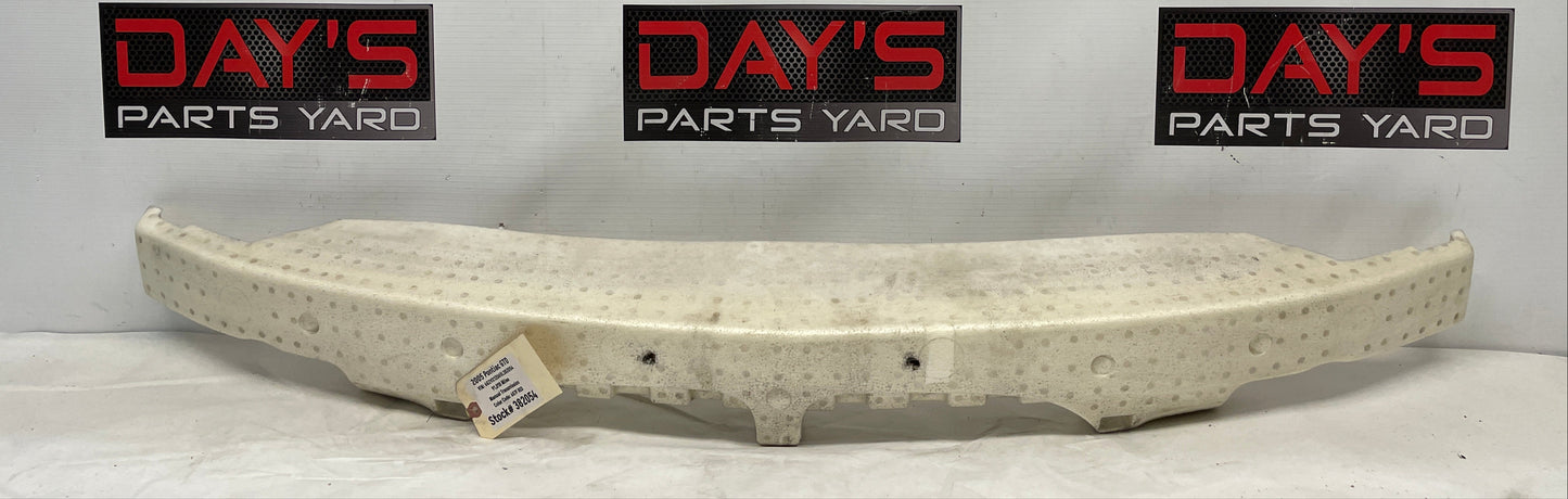2005 Pontiac GTO Front Bumper Impact Energy Absorber Bar Foam OEM