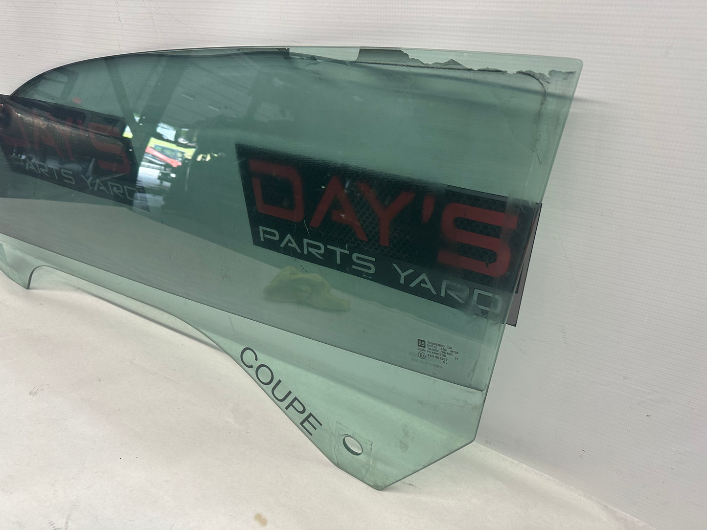 2010 Chevy Camaro SS LH Driver Door Window Glass OEM - Day's Parts Yard