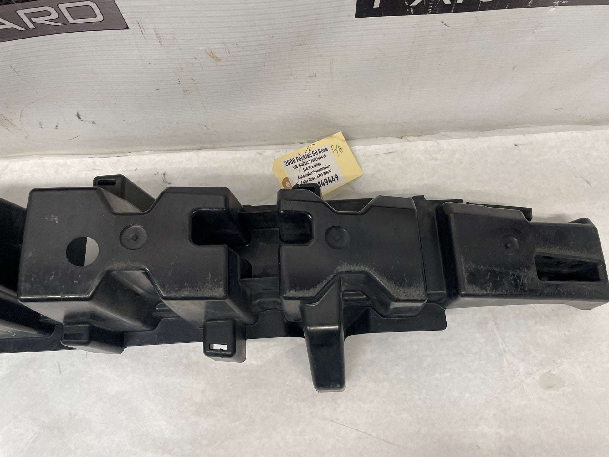 2008 Pontiac G8 Base Front Bumper Impact Energy Absorber Bar OEM - Day's Parts Yard