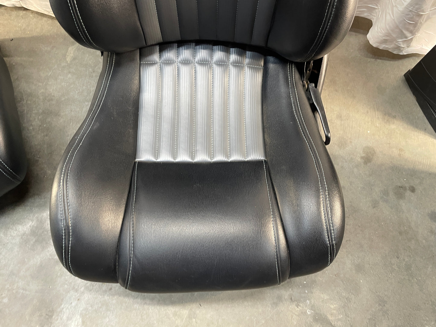 2001 Pontiac Trans AM WS6 Seats Front and Rears Black & Gray Leather OEM