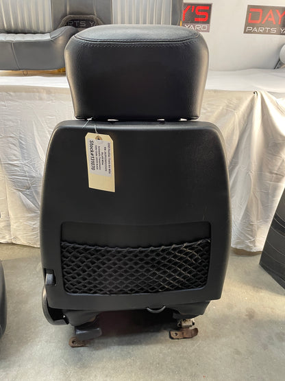 2001 Pontiac Trans AM WS6 Seats Front and Rears Black & Gray Leather OEM