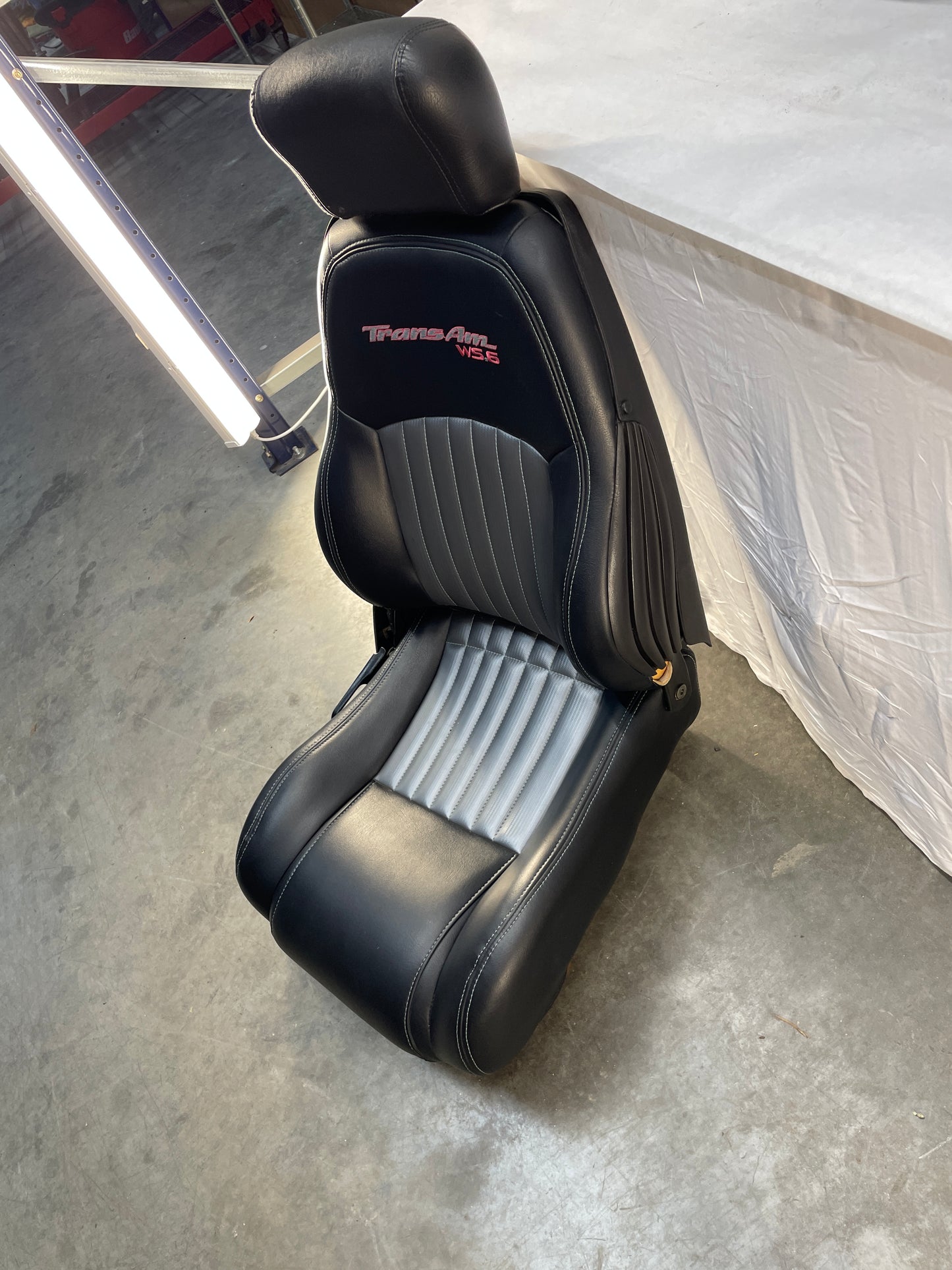 2001 Pontiac Trans AM WS6 Seats Front and Rears Black & Gray Leather OEM