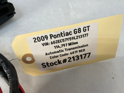 2009 Pontiac G8 GT Trunk Deck Lid Rear Body Wire Wiring Harness OEM