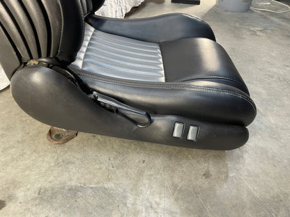 2001 Pontiac Trans AM WS6 Seats Front and Rears Black & Gray Leather OEM