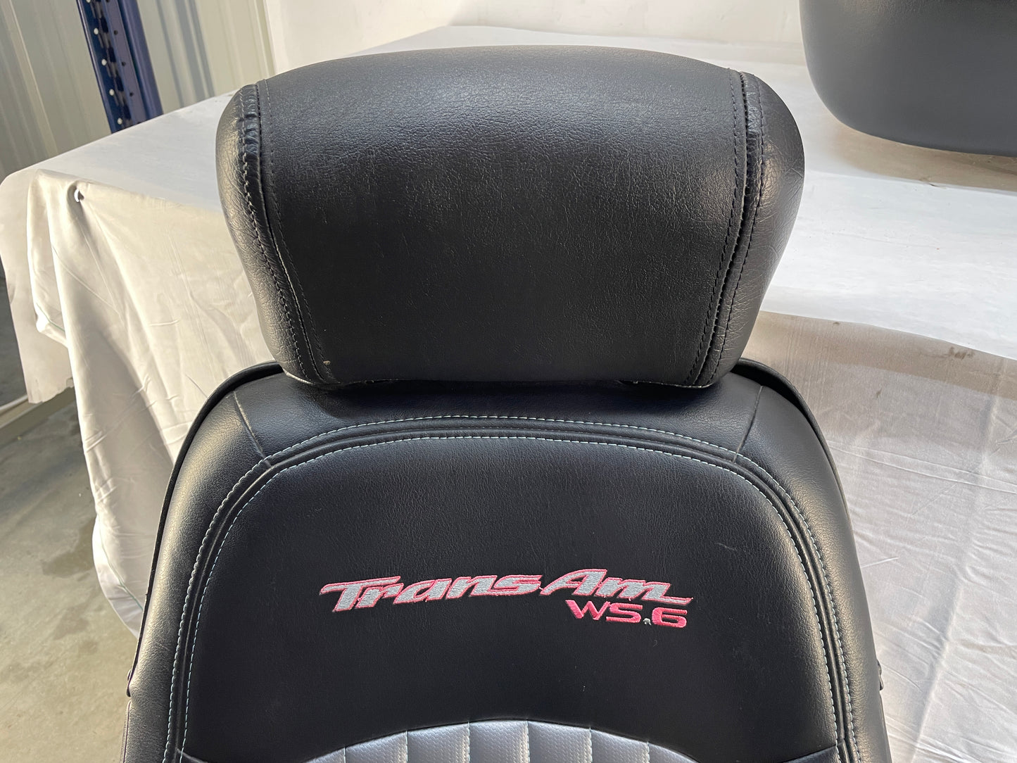 2001 Pontiac Trans AM WS6 Seats Front and Rears Black & Gray Leather OEM