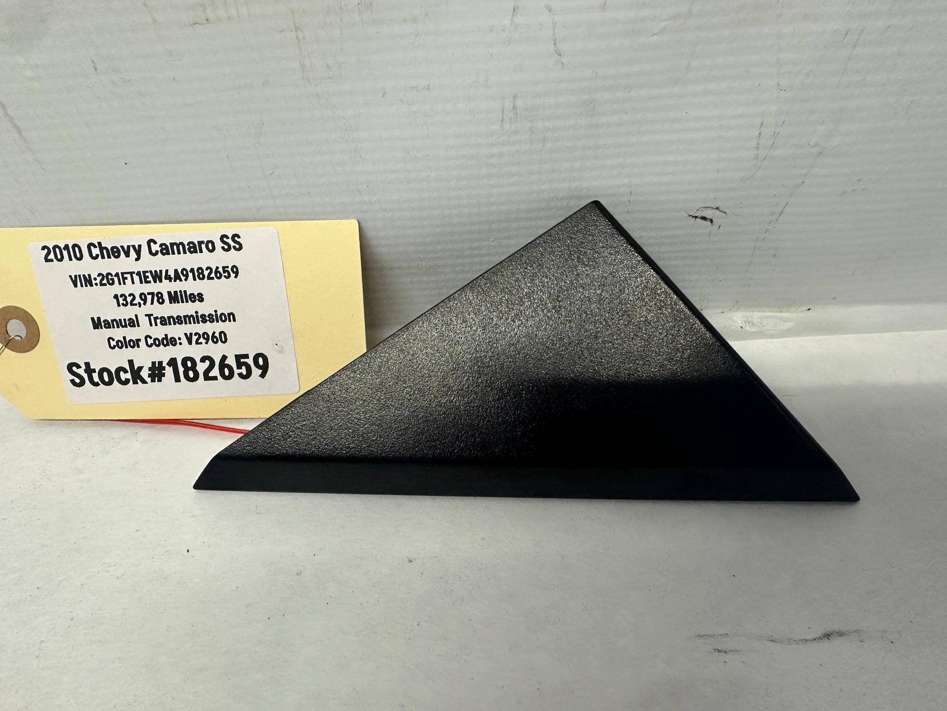 2010 Chevy Camaro SS RH Passenger Door Mirror Plastic Cover OEM - Day's Parts Yard
