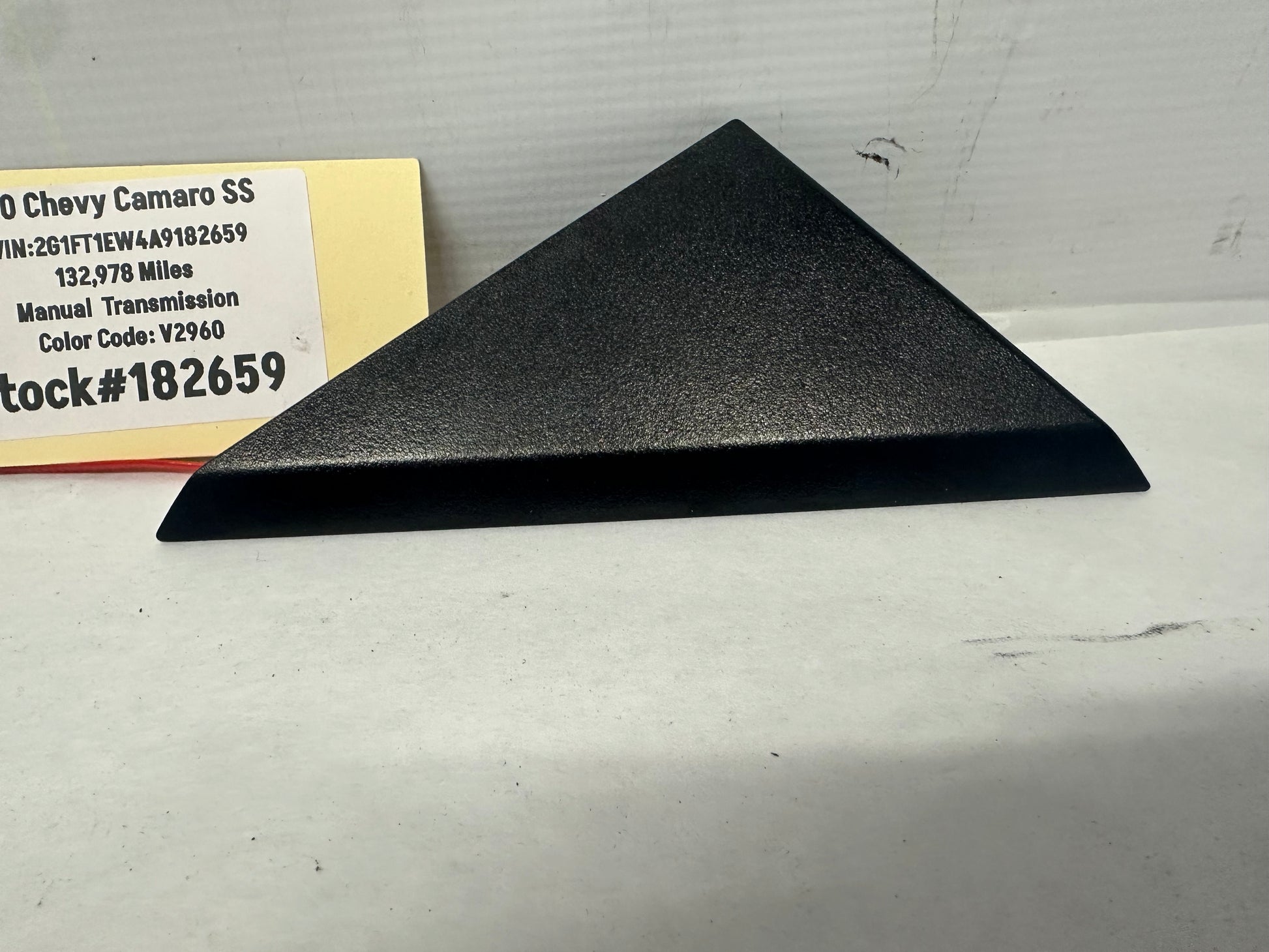 2010 Chevy Camaro SS RH Passenger Door Mirror Plastic Cover OEM - Day's Parts Yard
