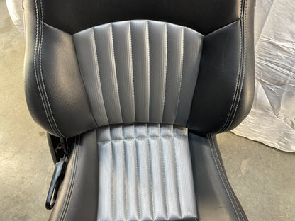 2001 Pontiac Trans AM WS6 Seats Front and Rears Black & Gray Leather OEM
