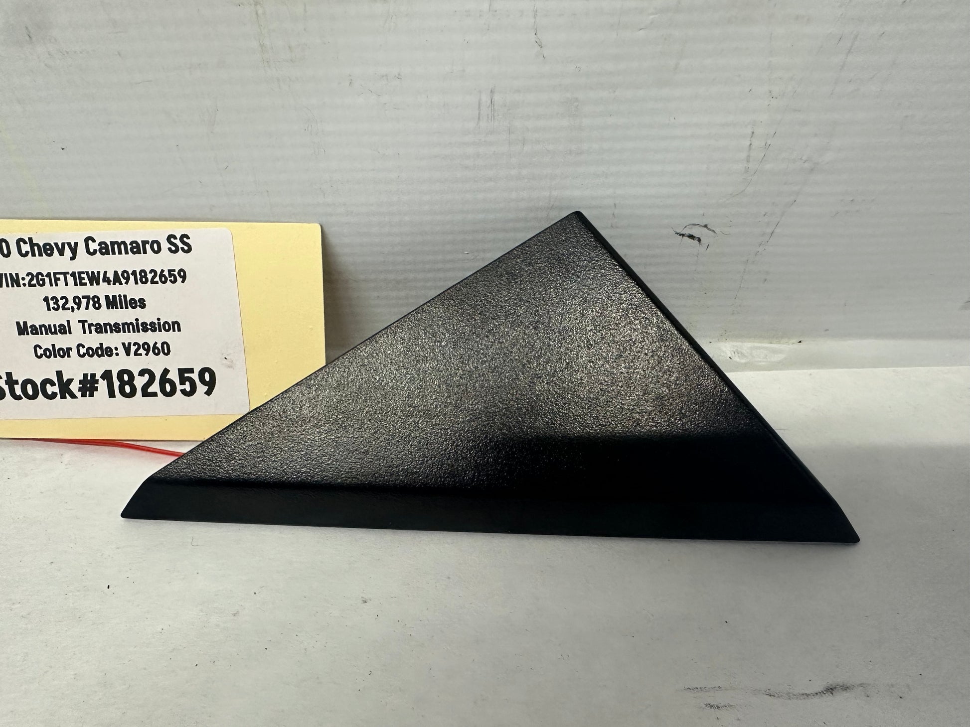 2010 Chevy Camaro SS RH Passenger Door Mirror Plastic Cover OEM - Day's Parts Yard