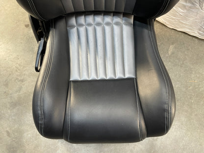 2001 Pontiac Trans AM WS6 Seats Front and Rears Black & Gray Leather OEM