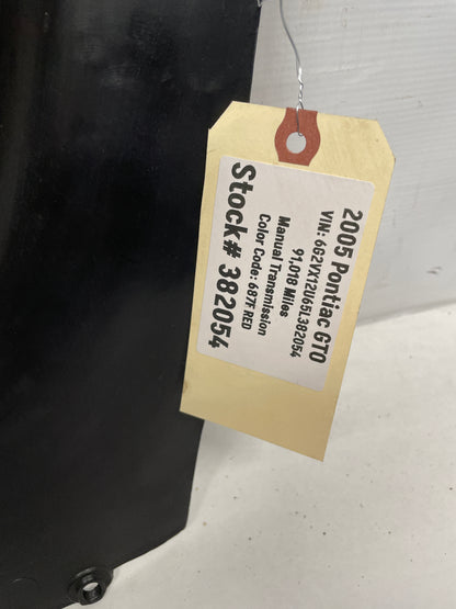 2005 Pontiac GTO Trunk Wall Plastic Cover Trim Panel OEM - Day's Parts Yard