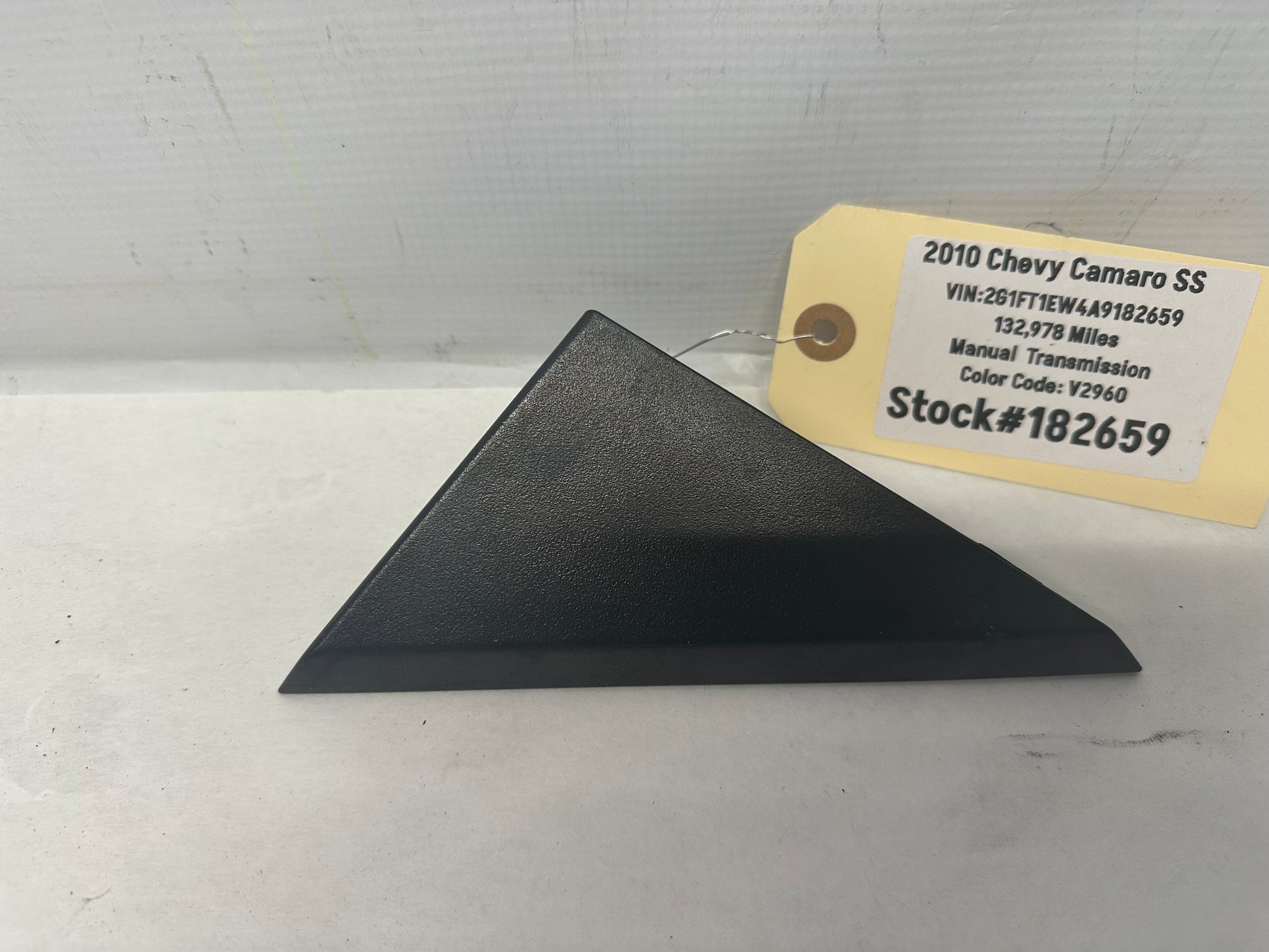 2010 Chevy Camaro SS LH Driver Door Mirror Plastic Cover OEM - Day's Parts Yard