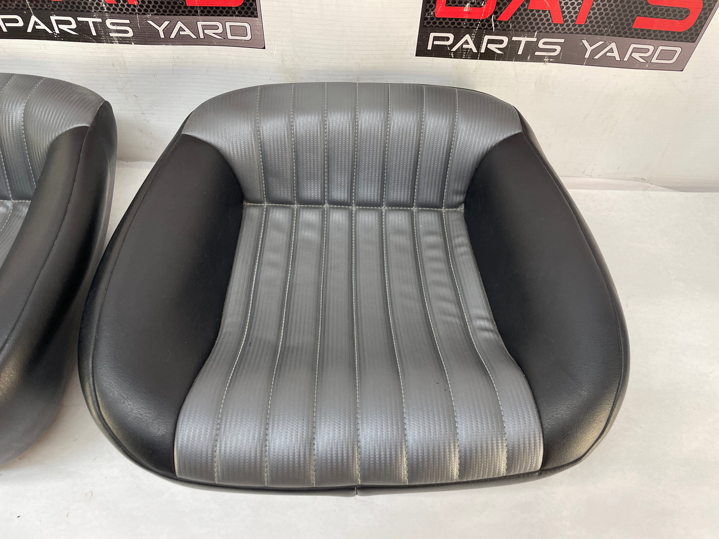 2001 Pontiac Trans AM WS6 Seats Front and Rears Black & Gray Leather OEM