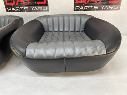 2001 Pontiac Trans AM WS6 Seats Front and Rears Black & Gray Leather OEM