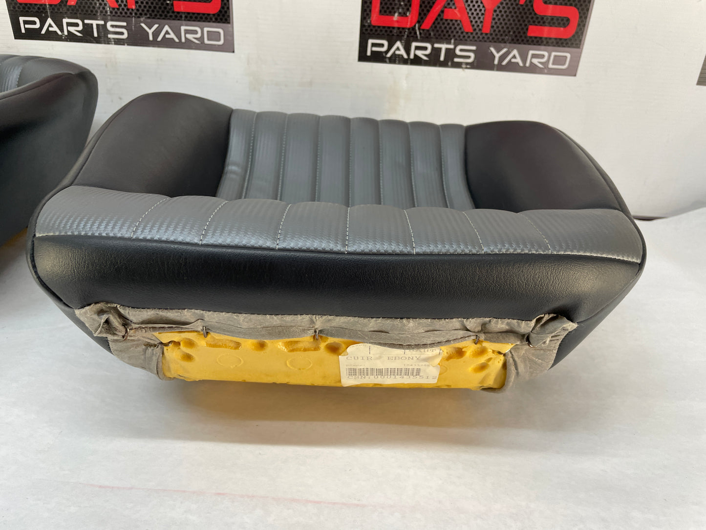 2001 Pontiac Trans AM WS6 Seats Front and Rears Black & Gray Leather OEM