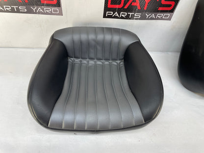 2001 Pontiac Trans AM WS6 Seats Front and Rears Black & Gray Leather OEM