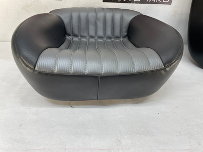 2001 Pontiac Trans AM WS6 Seats Front and Rears Black & Gray Leather OEM
