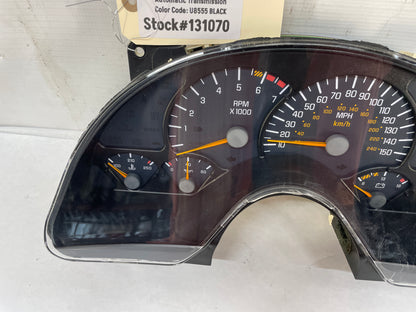 2001 Pontiac Firebird Tran AM WS6 Gauge Cluster Speedometer Instrument Panel OEM - Day's Parts Yard