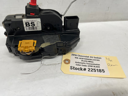 2016 Chevy SS Sedan LH Driver Rear Door Lock Actuator OEM - Day's Parts Yard