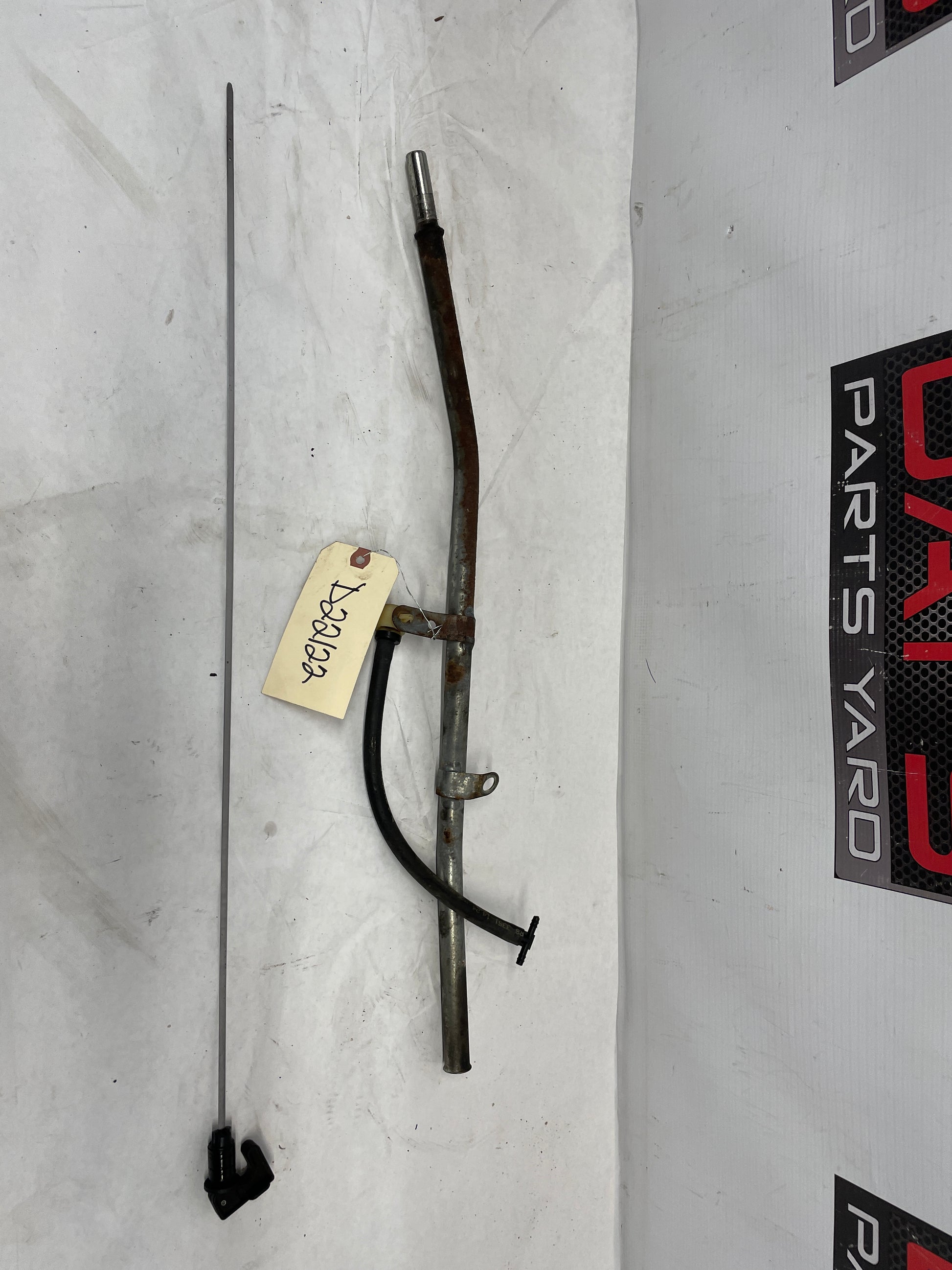 2006 Pontiac GTO Transmission Oil Fluid Dip Stick and Tube OEM - Day's Parts Yard