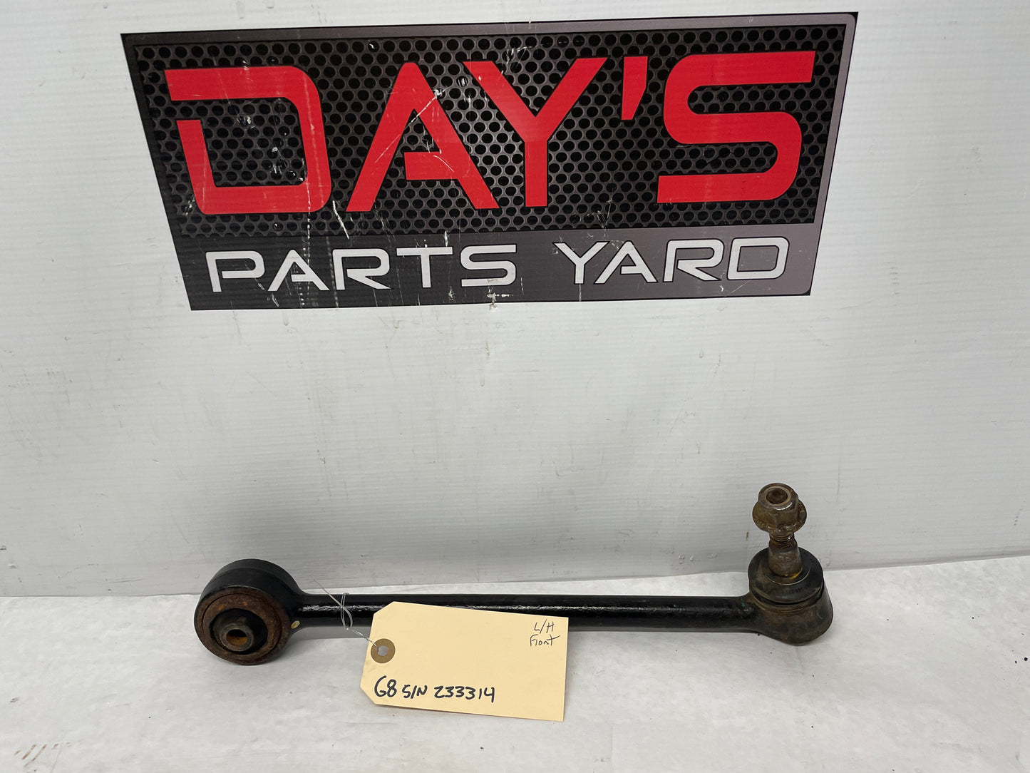 2009 Pontiac G8 Front Suspension LH Driver Lower Rearward Control Arm OEM - Day's Parts Yard