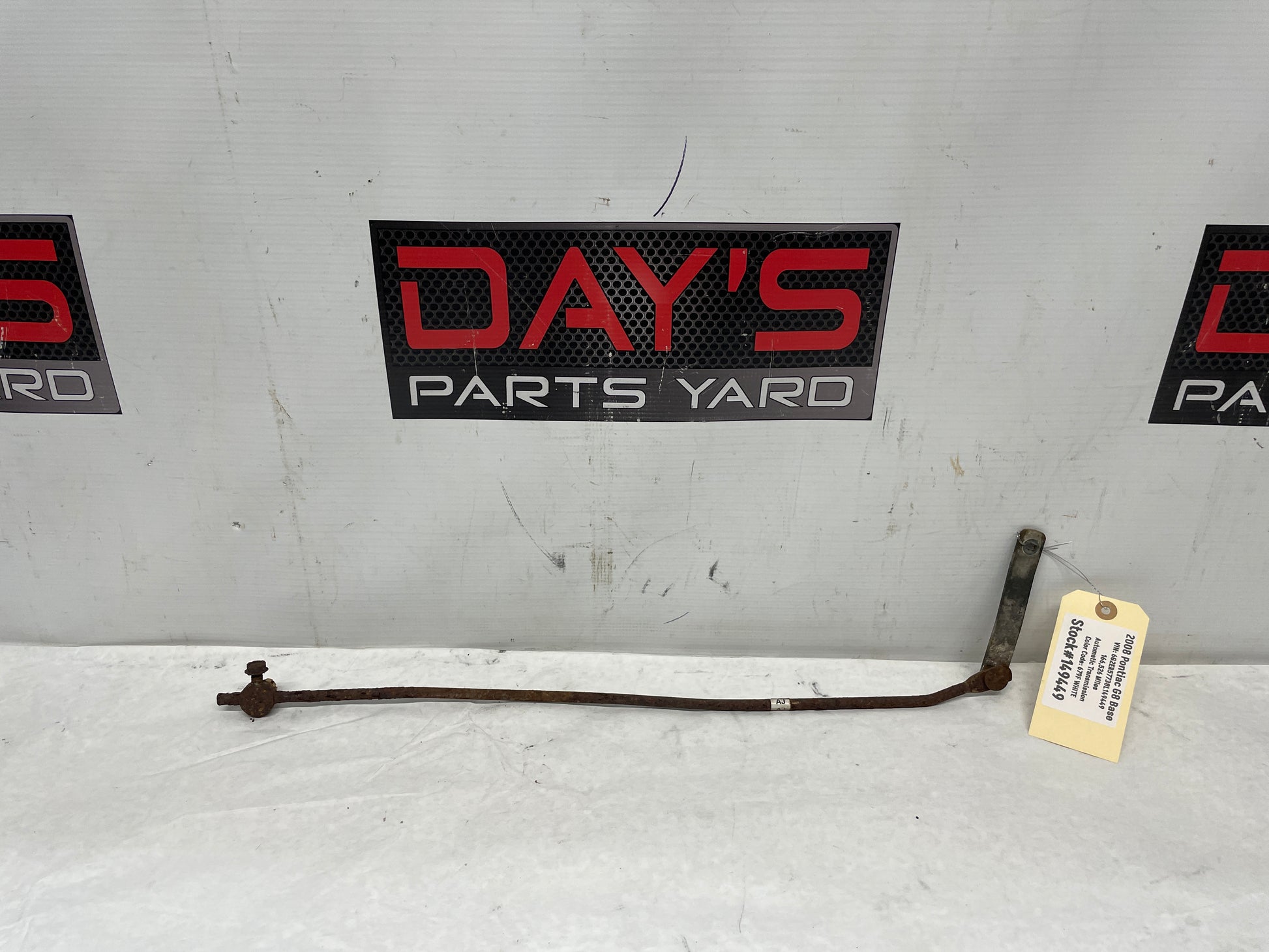 2008 Pontiac G8 Base Automatic Shifter Linkage Rod OEM - Day's Parts Yard