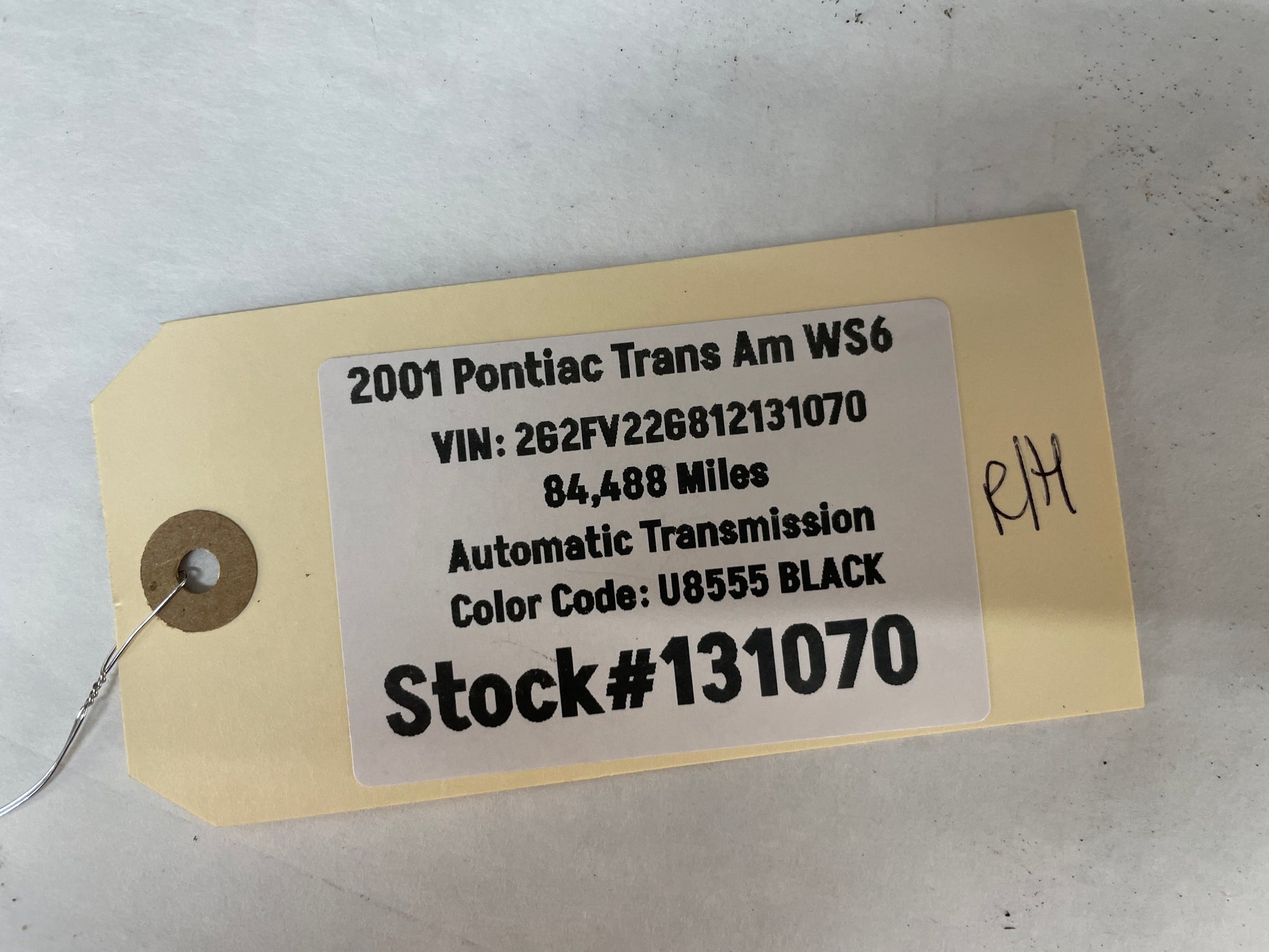 2001 Pontiac Firebird Trans AM WS6 RH Passenger T-Top Roof Glass Panel OEM - Day's Parts Yard