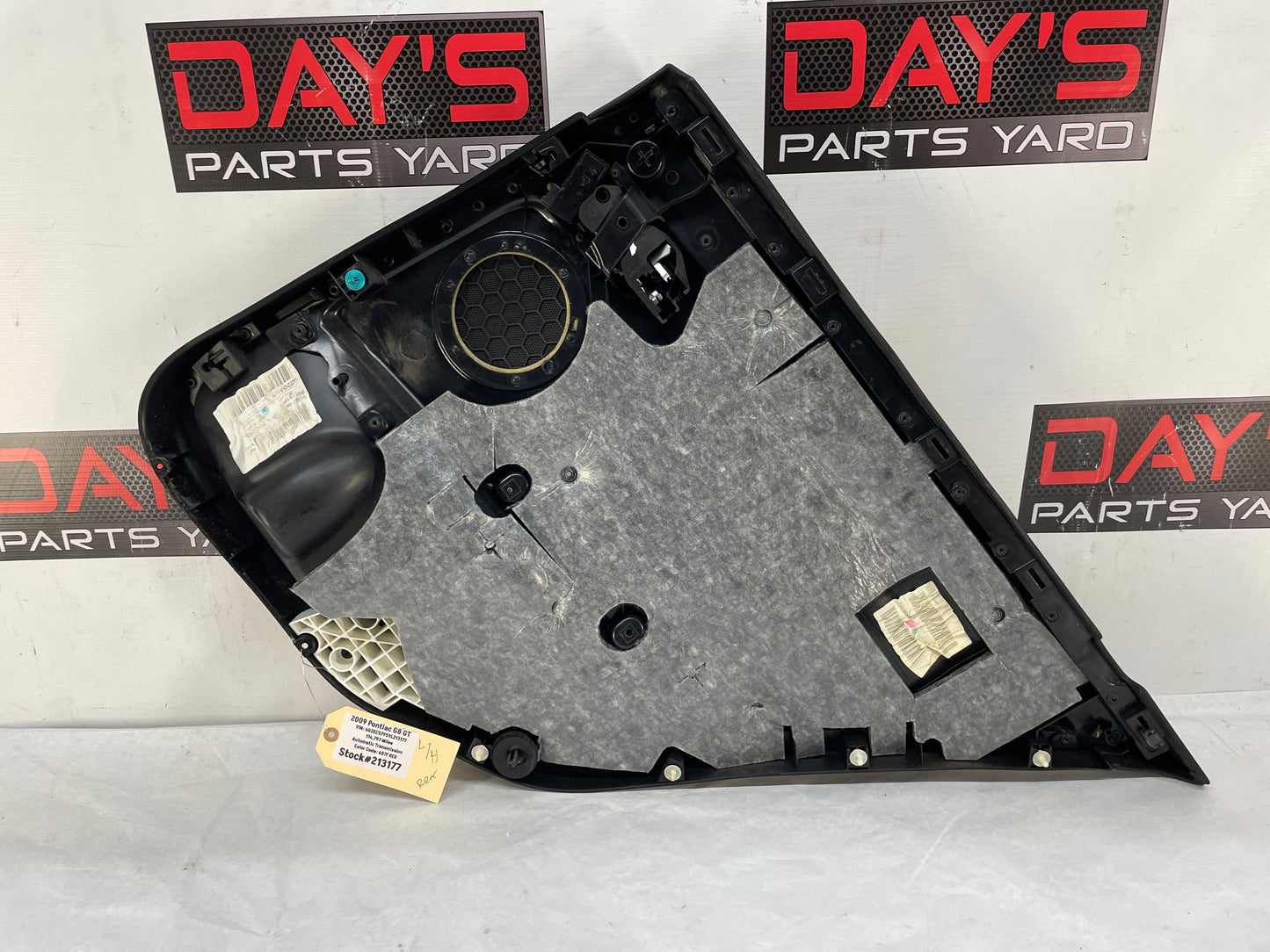 2009 Pontiac G8 GT LH Driver Rear Interior Door Panel Trim OEM