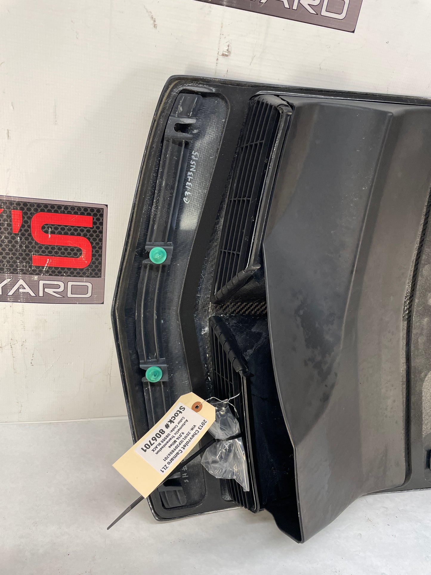 2013 Chevy Camaro ZL1 Hood Scoop Insert Panel OEM - Day's Parts Yard