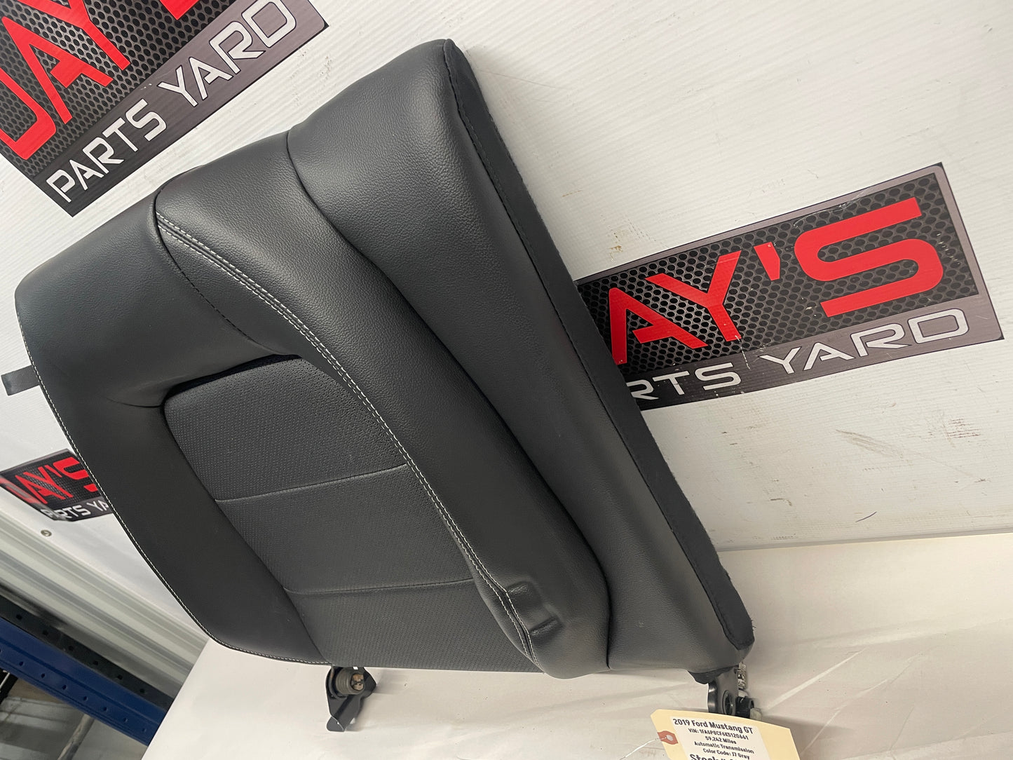 2019 Ford Mustang GT RH Passenger Rear Seat Upper Top Section OEM
