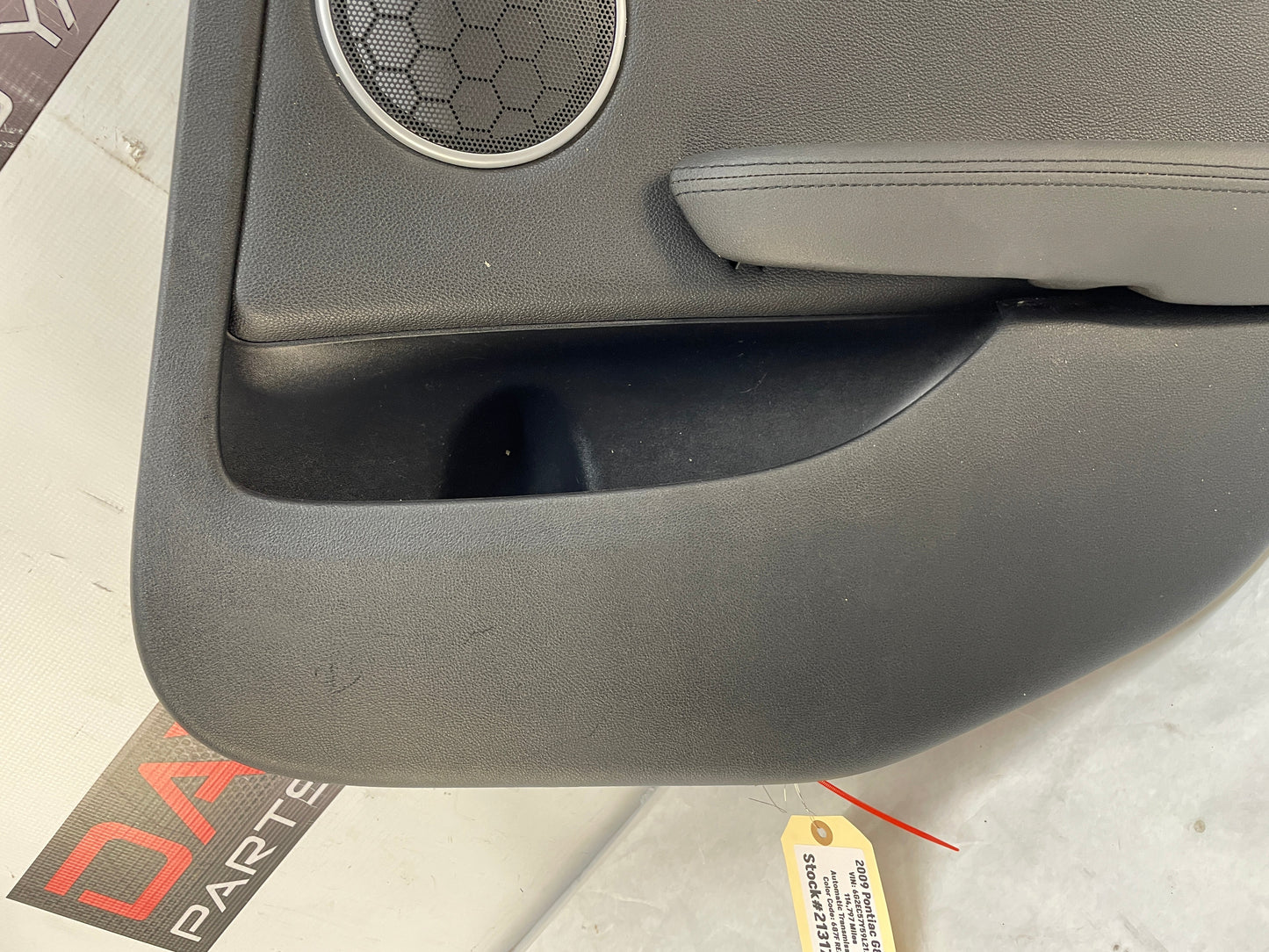 2009 Pontiac G8 GT RH Passenger Rear Interior Door Panel Trim OEM