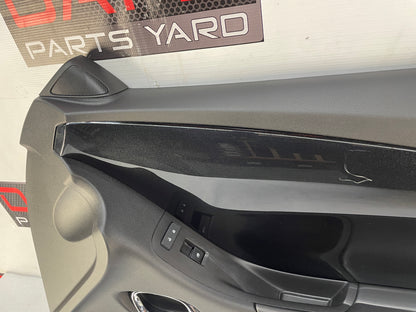 2013 Chevy Camaro ZL1 RH Passenger Carbon Flash Front Interior Door Panel Trim OEM - Day's Parts Yard