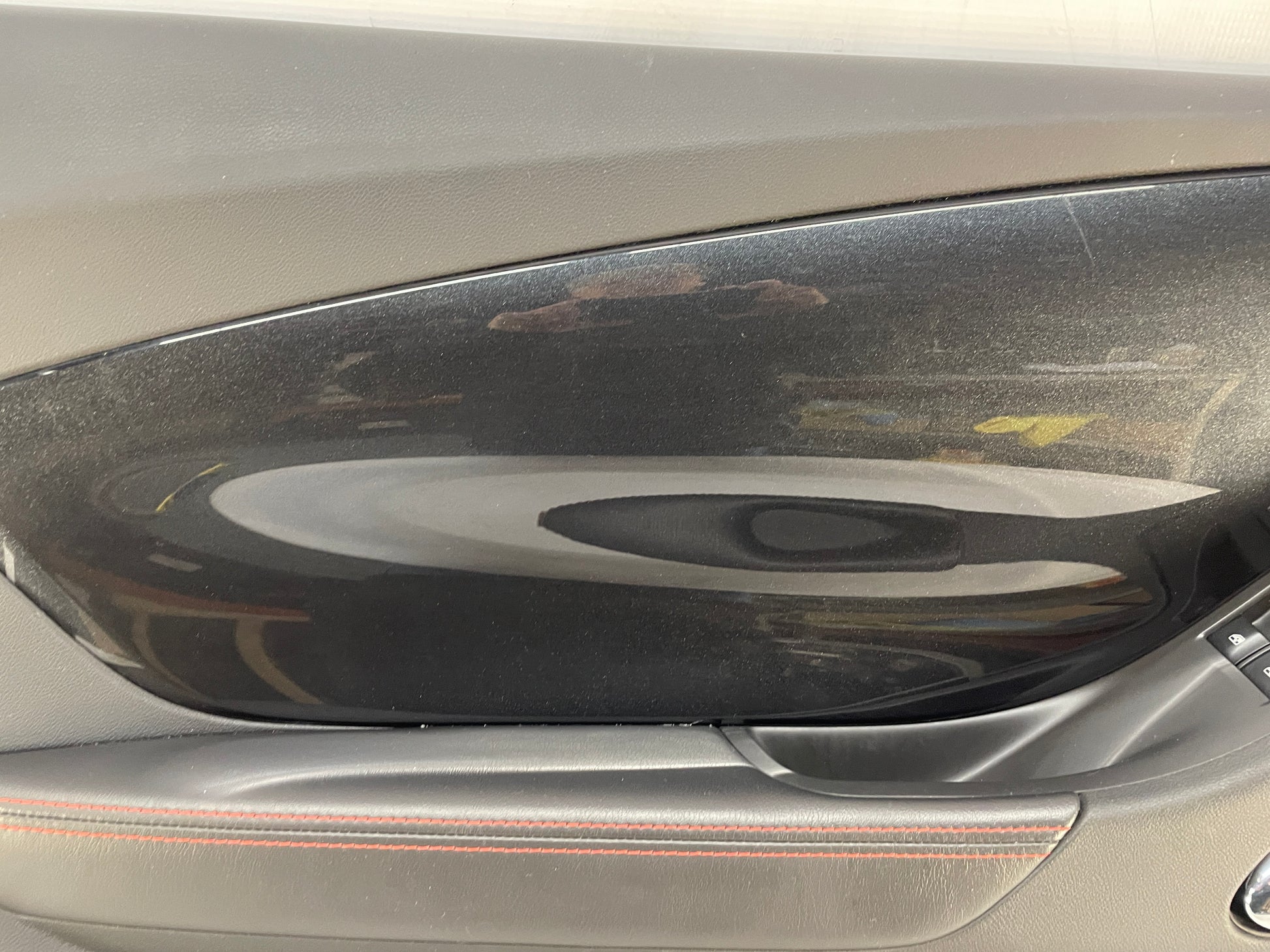 2013 Chevy Camaro ZL1 LH Driver Carbon Flash Front Interior Door Panel Trim OEM - Day's Parts Yard