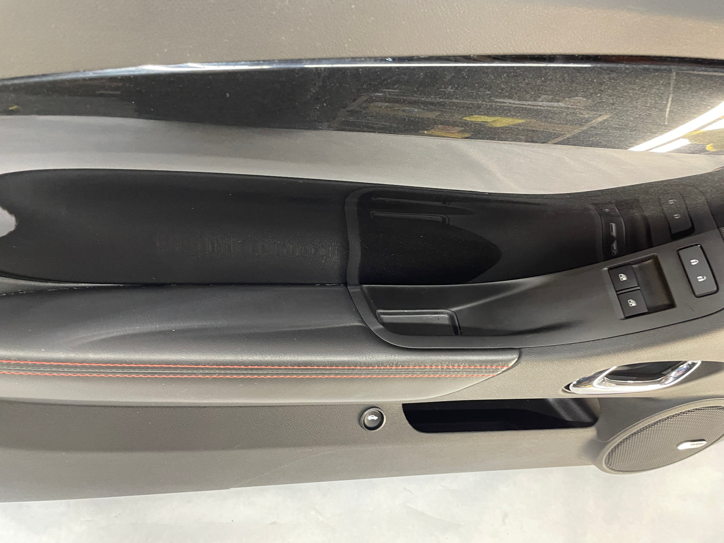 2013 Chevy Camaro ZL1 LH Driver Carbon Flash Front Interior Door Panel Trim OEM - Day's Parts Yard